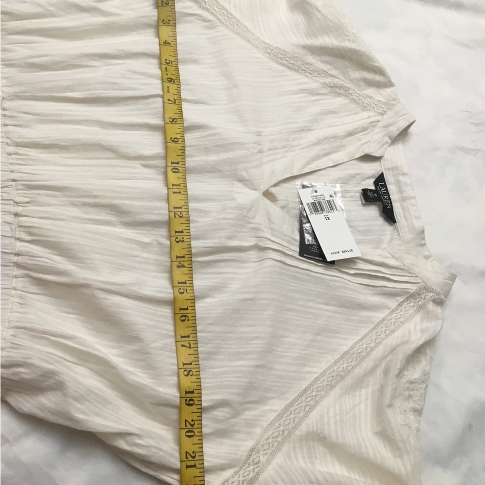 Ralph Lauren Cream Tiered Sundress with Bishop Sleeves - Picture 12 of 15